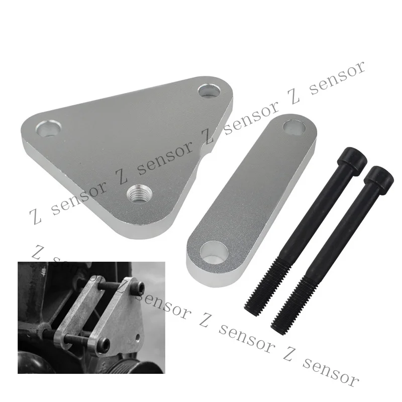 Z+ Billet Aluminum Alternator Bracket Relocation Kit for Chevy GMC LS1 LS2 LS3 LS6