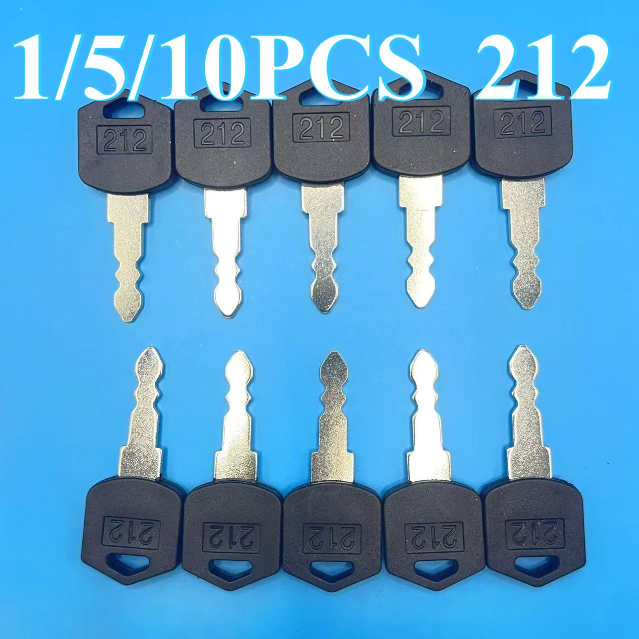 1/5/10PCS 212 KEYS D554212 Ignition Key Fit for Various Forklift Models