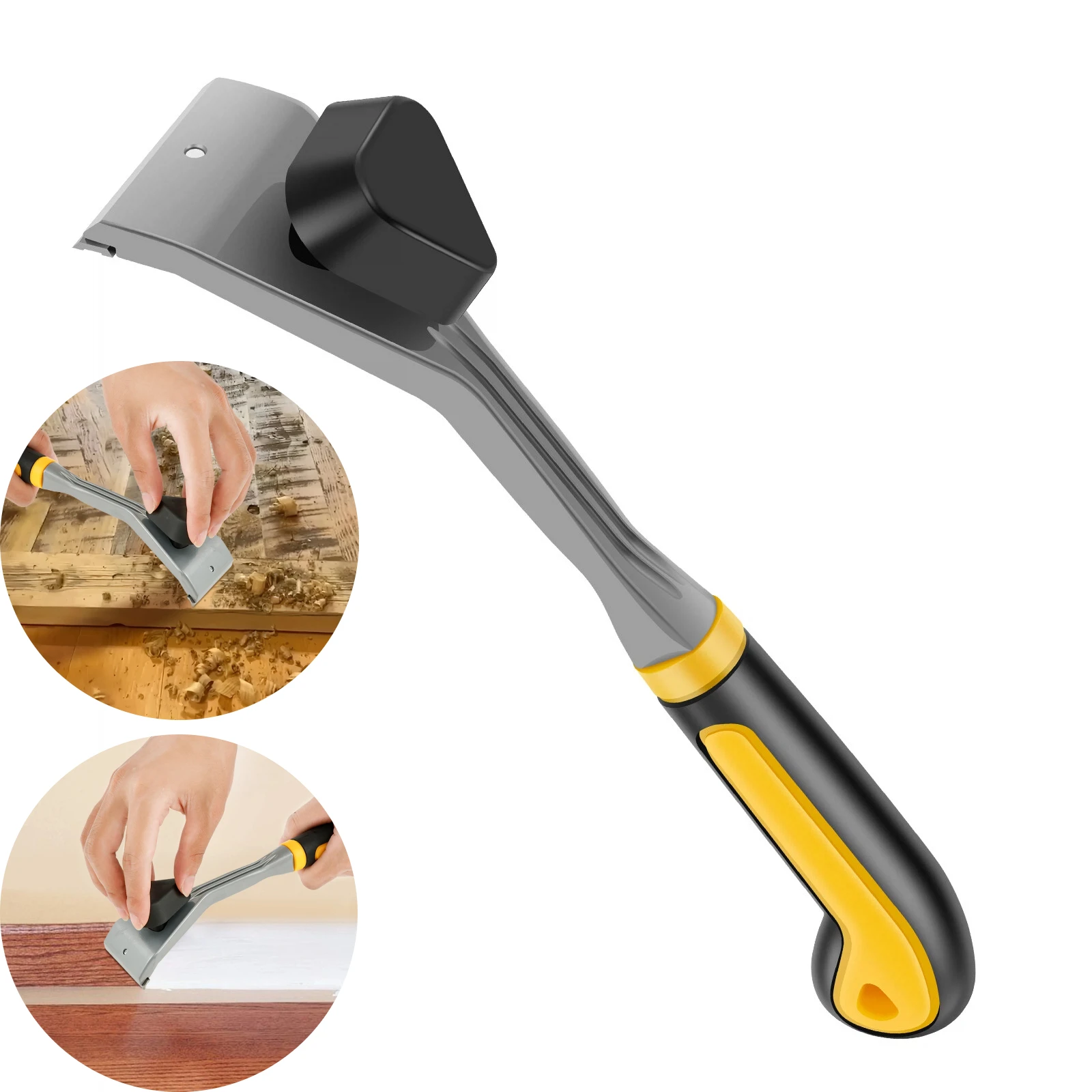 

Hard alloy scraper tool anti slip plastic handle Hard alloy scraper can be reused Multi purpose paint scraper tool