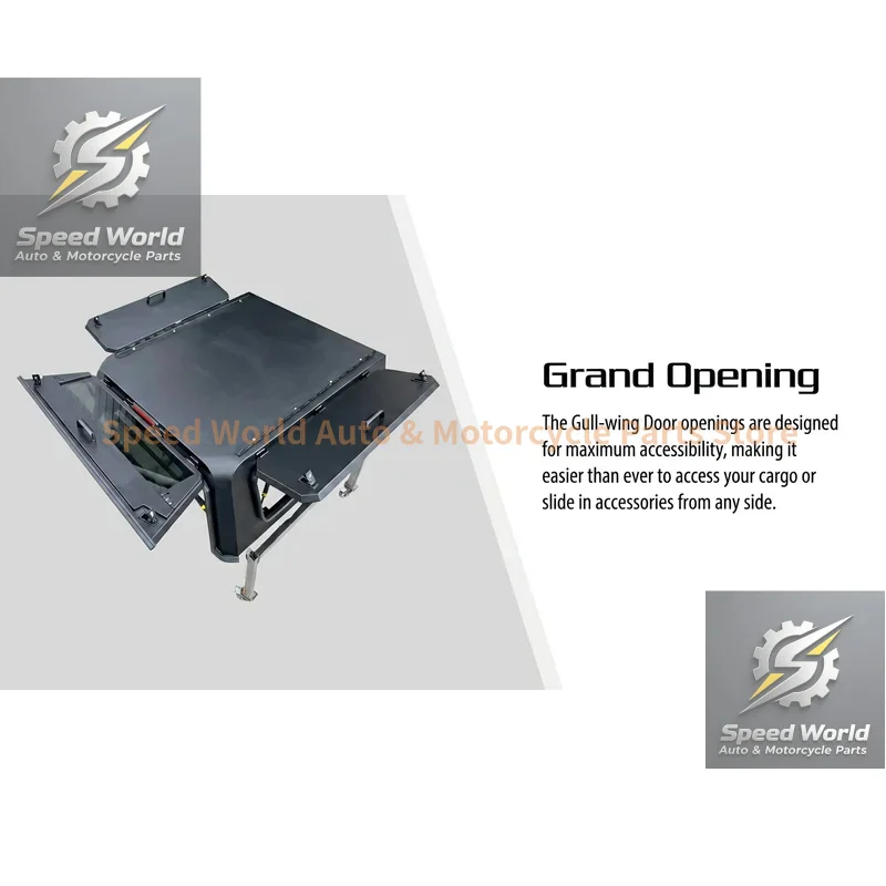 Pickup Canopy Aluminum Heavy Duty Off-Road Camping Truck Topper Hardtop Custom Design For F-150 2021-2025