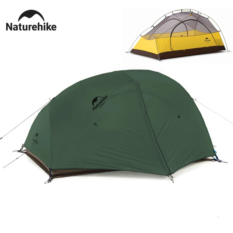 Naturehike Star River Camping Tent Ultralight Two Person Waterproof Backpacking Tents Double Door Outdoor Hiking 3 Season Tent