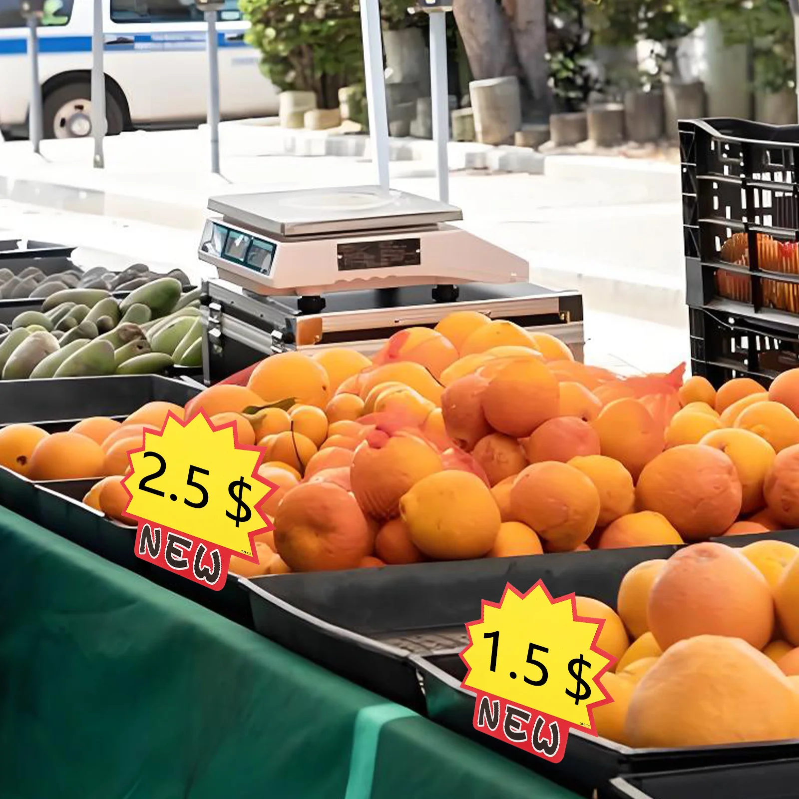 100 قطعة علامات الأسعار لافتة للنظر عرض البيع بالتجزئة علامات انفجار بيع الزينة ملصقات المرآب ساحة مخزن تسجيل عرض البيع بالتجزئة #3