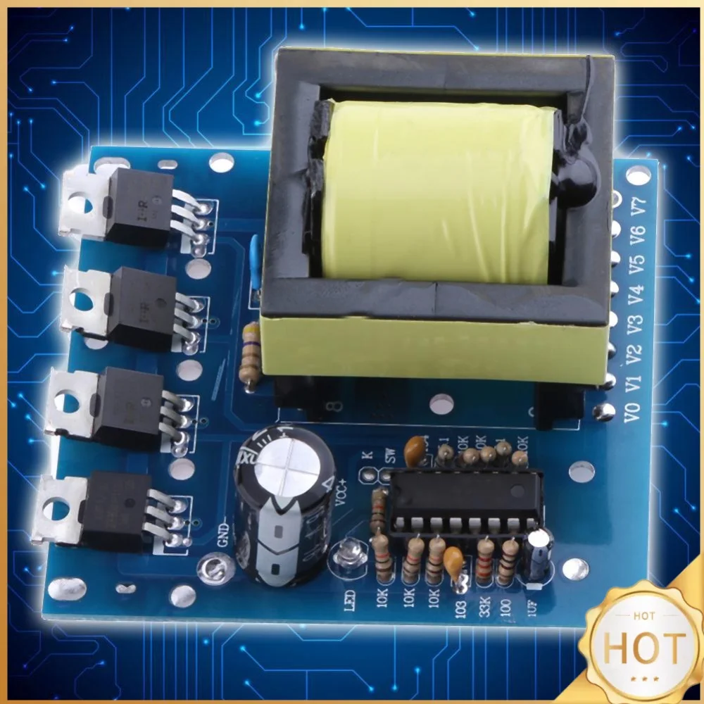 500W DC-AC Converter DC-12V-24V To AC-180V-220V-380V Household Battery Inverter Multi-function Power Supply Accessories