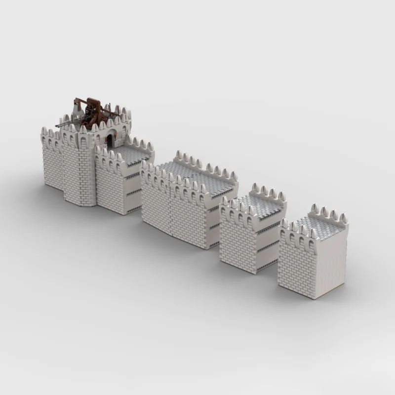 Medieval Castle Model Moc Building Blocks University of California Castle Model Technology Bricks DIY Assembly Holiday Toy Gifts