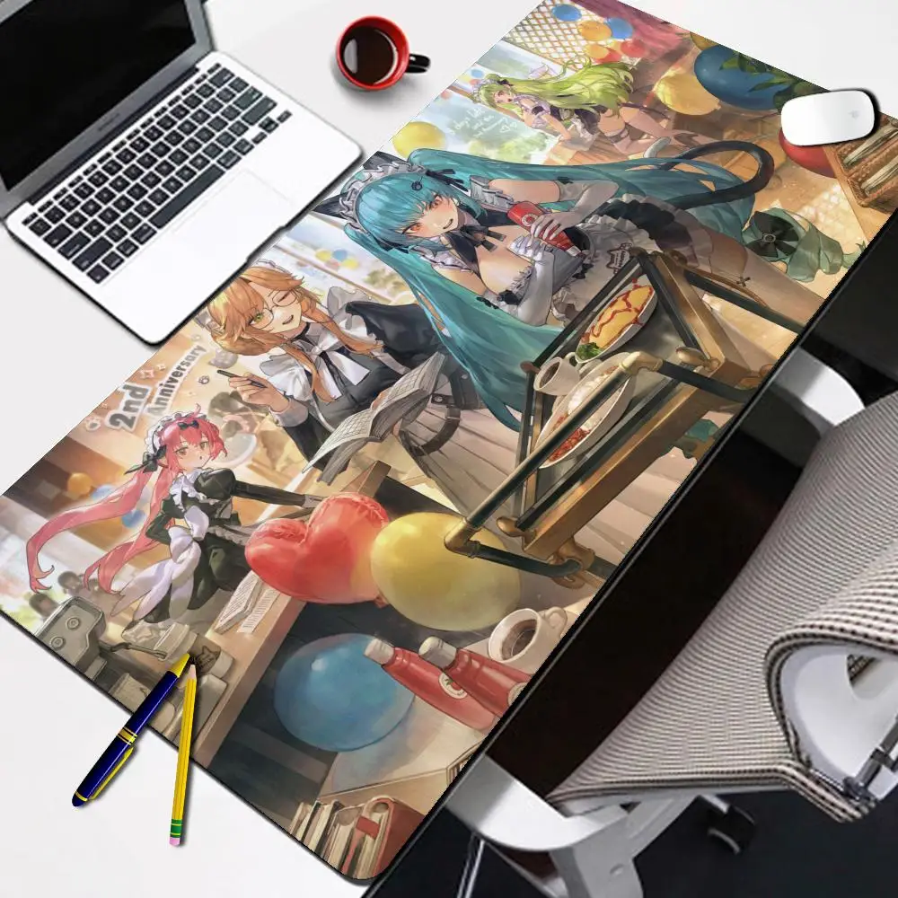 

NIKKE The Goddess of Victory Teclado Mouse Pad Anime Sexy Girl Mousepad Keyboard Pads Pc Gaming Accessories Non-slip Desk Mat