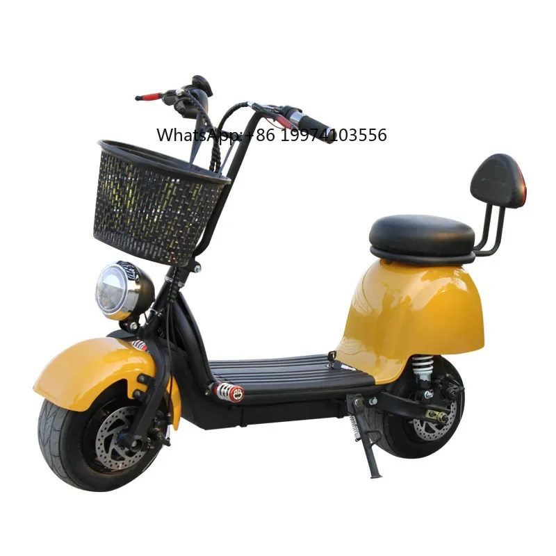 Little Harley Electric Vehicle Small Q Electric Vehicle 48V Twist Car Adult Scooter Little Dolphin Gift Parent-Child Car Wide Ti