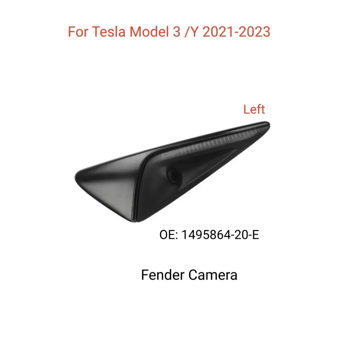 For Tesla Model 3 2021-2023 Model Y 2021-2023 Auto Camera Side Fender Turn Signal Marker Camera OE 1495864-20-E