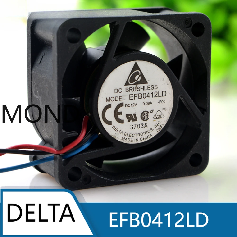 

EFB0412LD Delta 4020 12V 0.08A 4CM Ultra Silent 1U Switch Cooling Fan