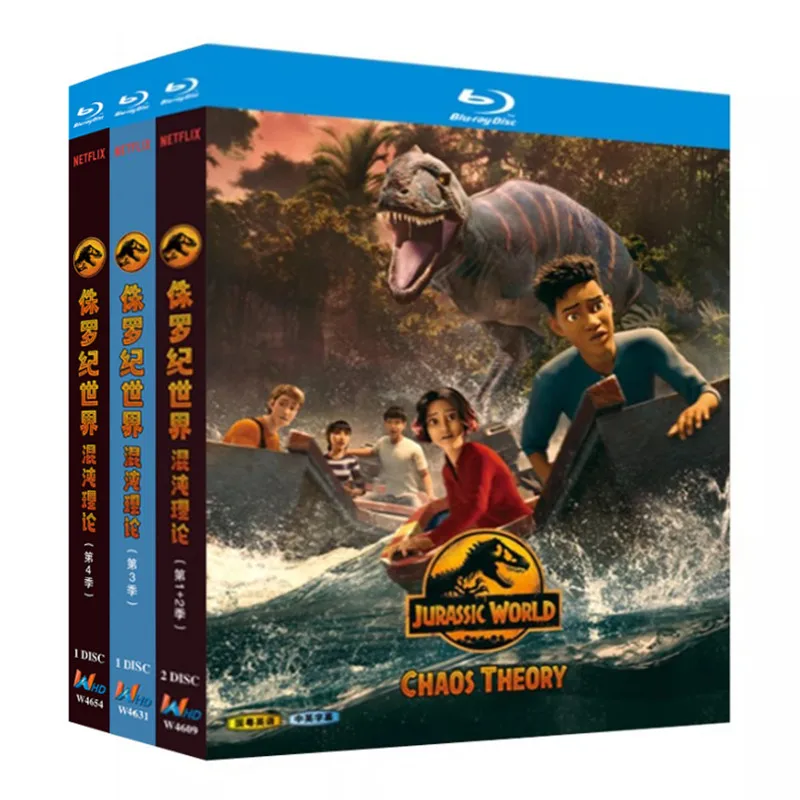 

Blu-ray Ultra HD Animation Jurassic World Chaos Theory Seasons 1-4 BD Box Set
