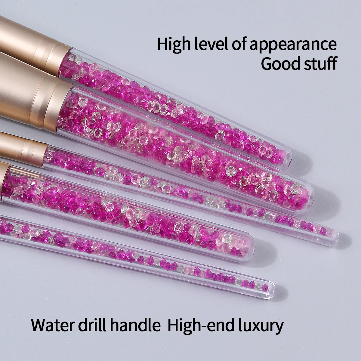 Pennello per cipria morbido da 6 pezzi, pennello per contorno, pennello per fard, pennello per ombretto, set di pennelli per trucco e secchio per riporre paillettes, strumenti di bellezza