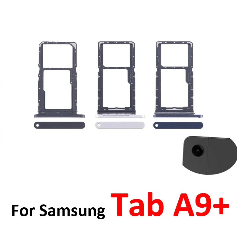 For Samsung Galaxy Tab A9+ A9 Plus 11" X210 X215 X216 Phone SIM Card Tray Slot Micro SD Chip Holder Pocket Drawer Parts Black image 4