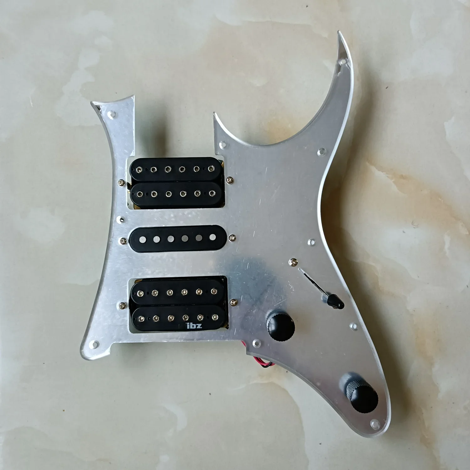 

HSH Upgrade Loaded Pickguard Set Multifunction Switch Black Alnico V Magnet Pickups Welding Harness For RG Guitar