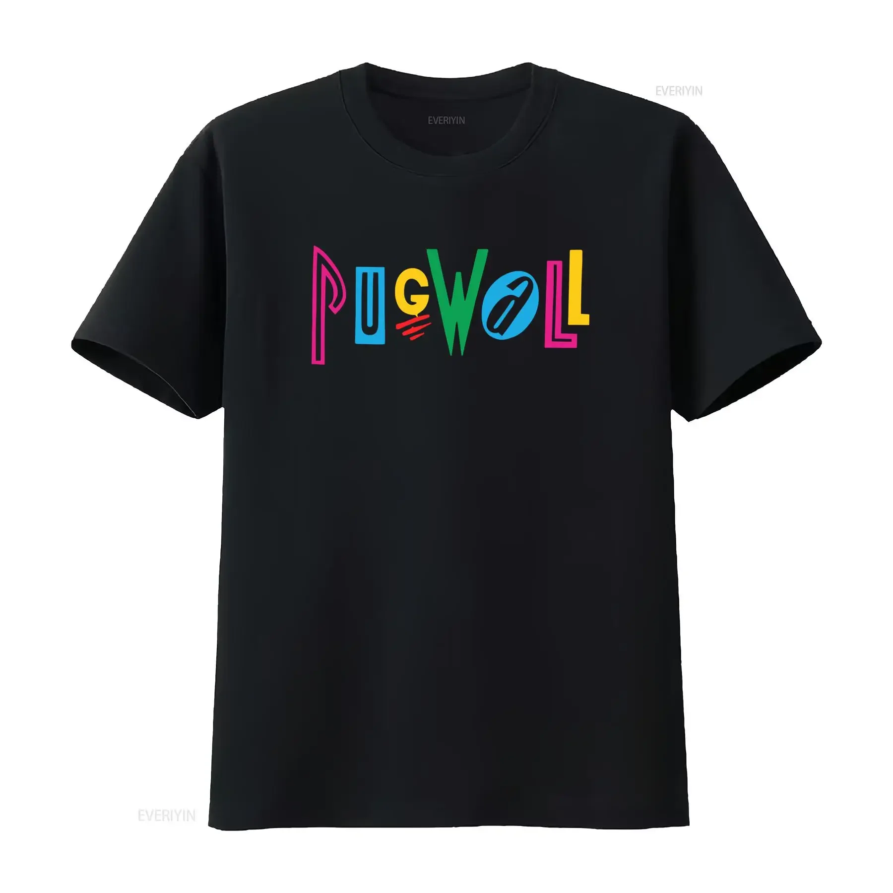 Pugwall T Shirt Retro 90S Peter Unwin George Wall Kids vintage Washed graphic Stylish streetwear fashion designer clothes homme