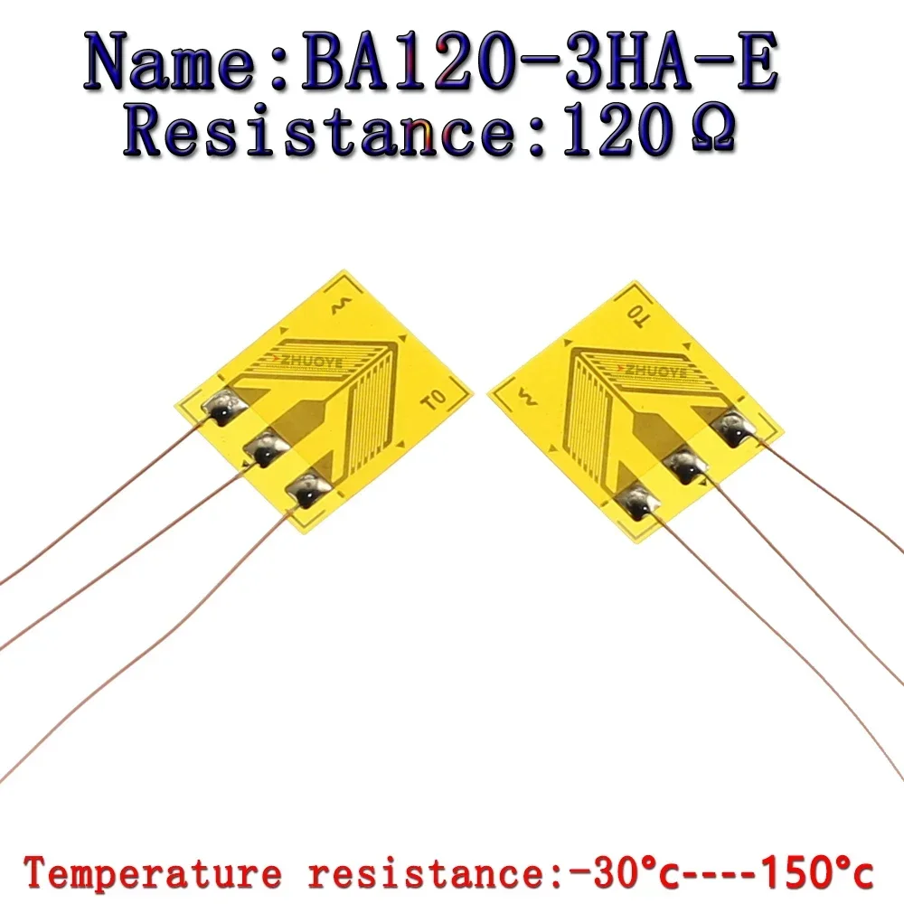 

10pcs STRAIN GAUGES weighing sensor STRAIN GAUGE BF120-3HA-E.high-precision resistance type 120 ohm half bridge measuring torque