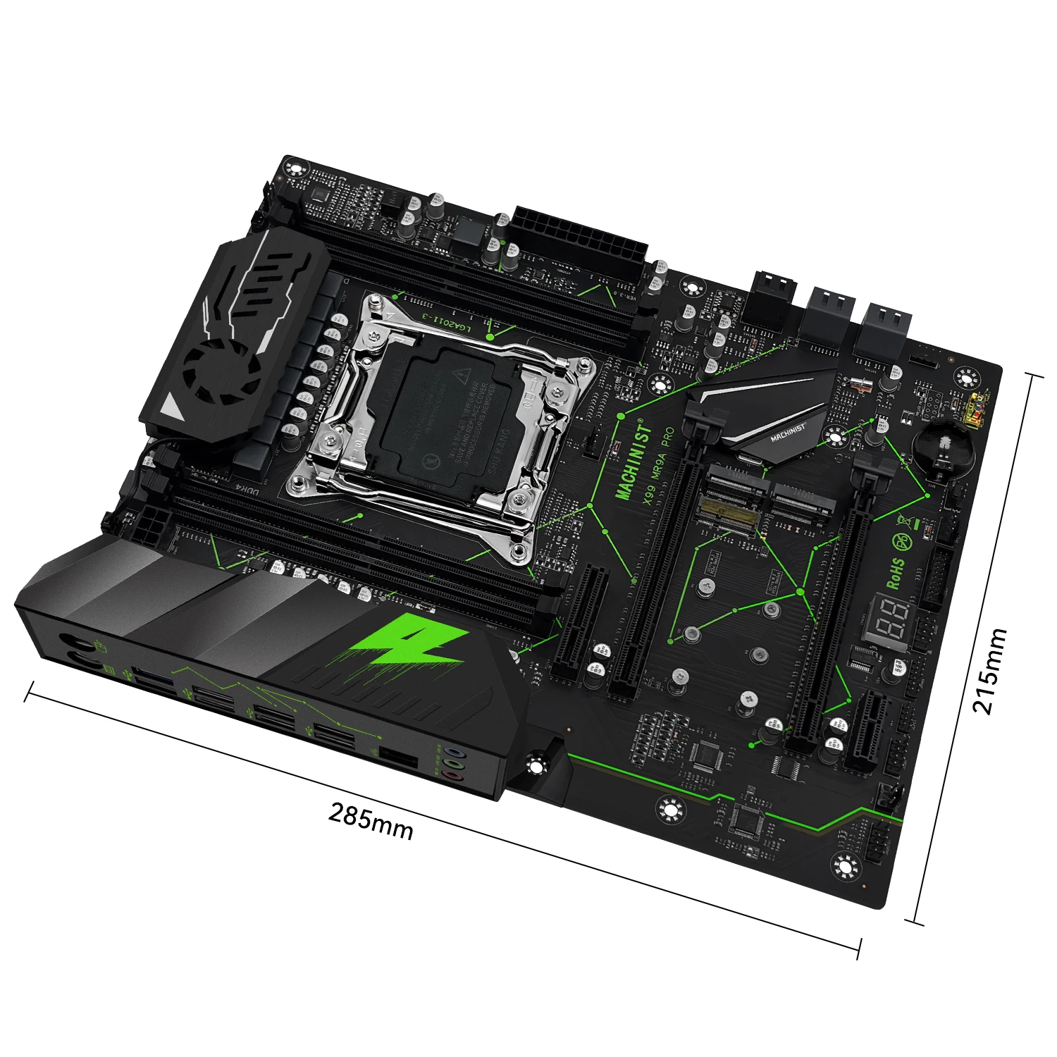 Obrázek 5: Strojník X99 TPM2.0 základní deska volitelné xeon E5 2666 V3 CPU a DDR4 16gb beran souprava sada čtyři kanál ATX MR9A PRO USB 3.0