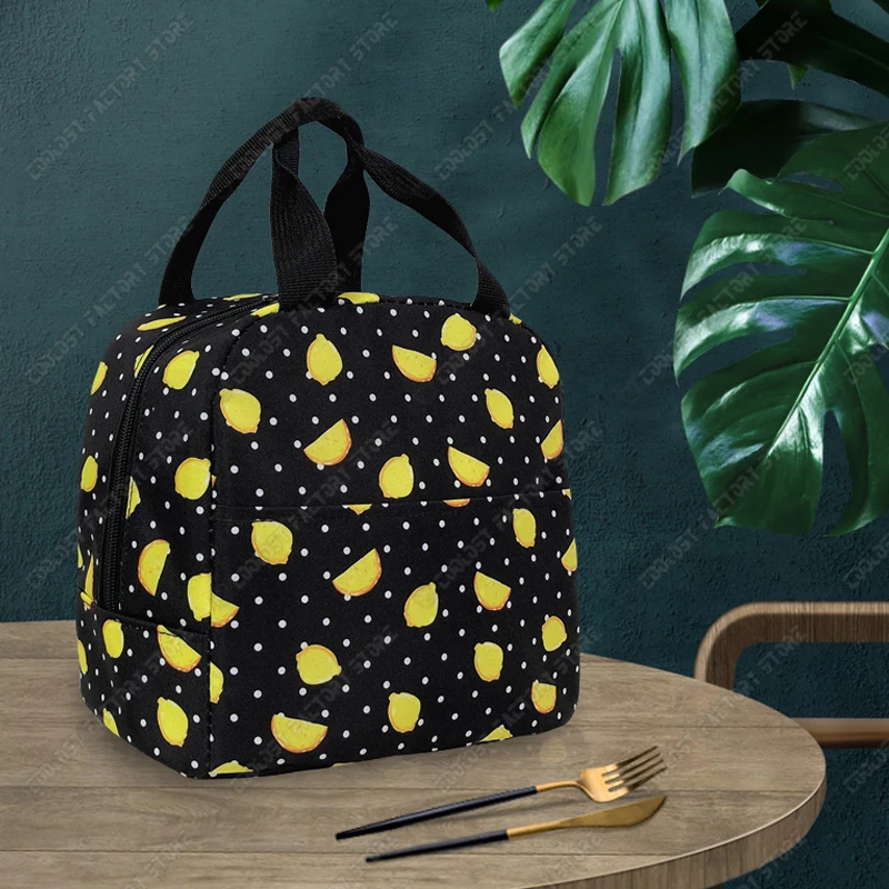 Sea Animal Otter Shoulder Bag Print Lunch Bag Octopus Dolphin Jellyfish Turtle Seal Starfish Picnic Bag Outdoor Food Pouch