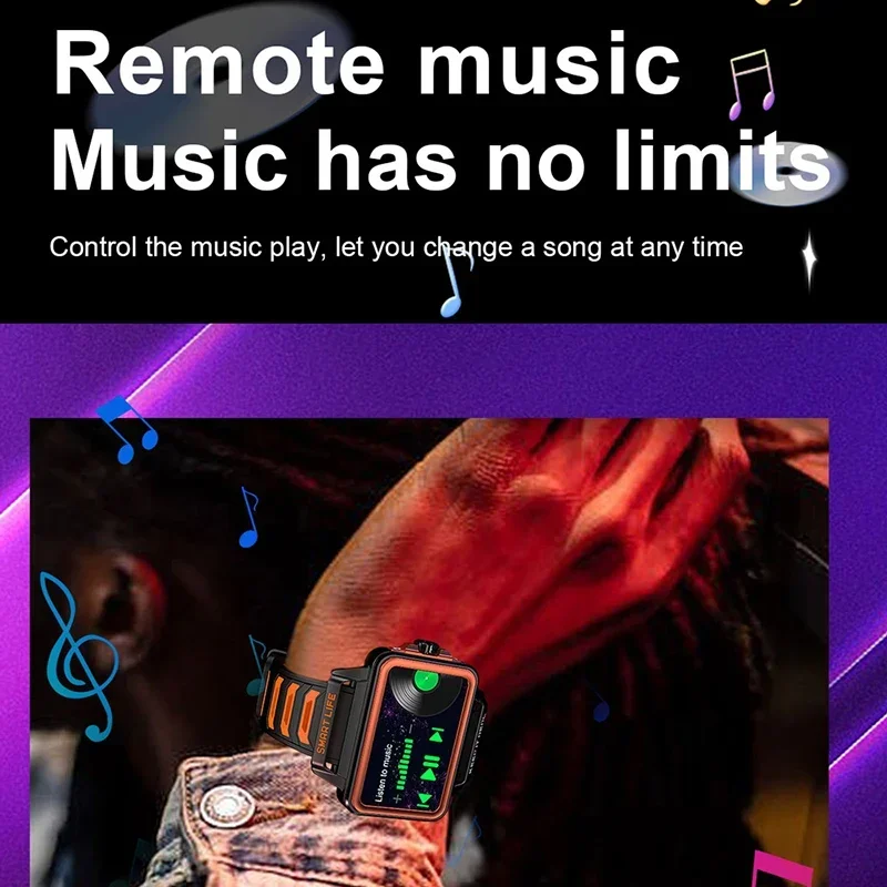 ساعة ذكية بشاشة عالية الدقة للألعاب ، ساعة ذكية مقاومة للماء ، معدل ضربات القلب المستمر والنوم ، أزياء الهيب هوب ، شخصية ، شاشة في ، 24 ساعة