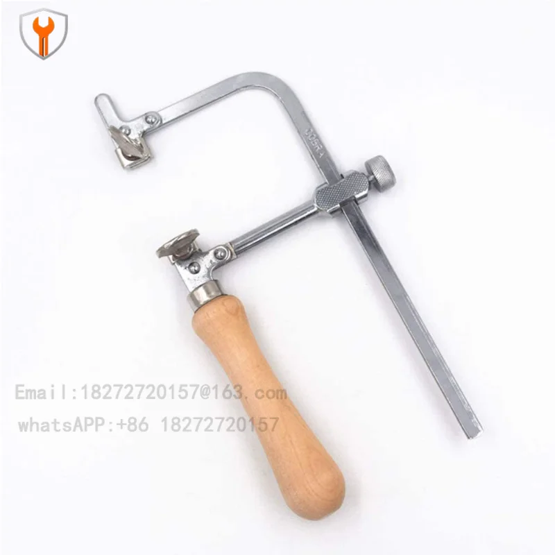 DIY handmade activity saw bow, wooden handle pull flower saw   curve saw U-saw  jewelry cutting original