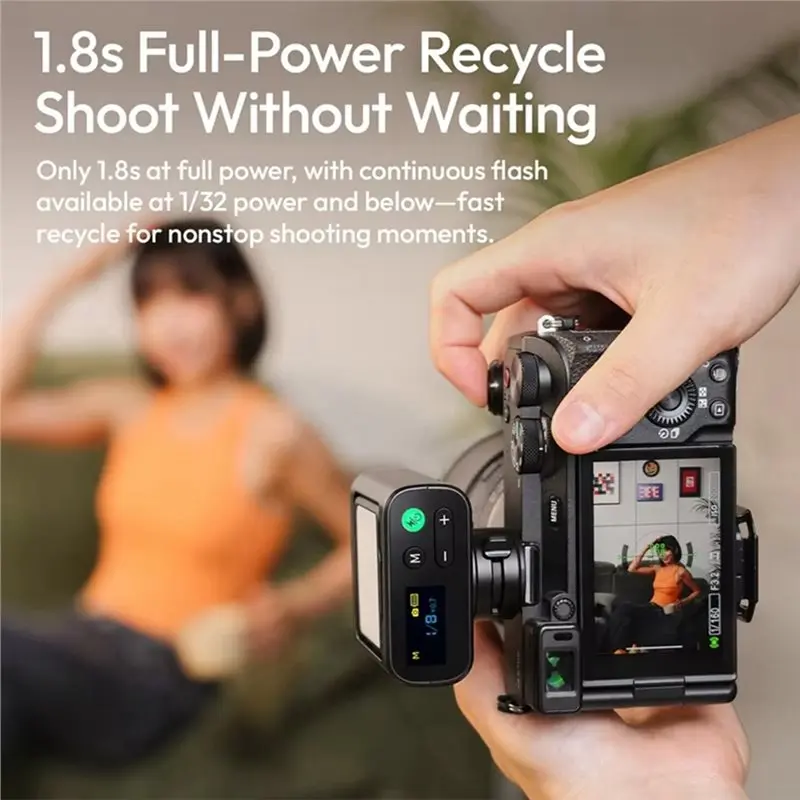FT16 GN16 TTL Camera Flash LED Light High-Speed Sync TTL Shoe Mount Flashlight With Independent Flip LED Video Light A