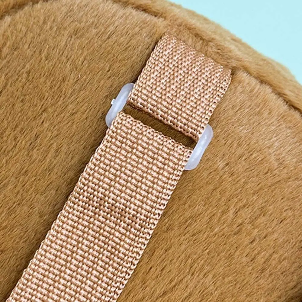 Mode Kawaii Cartoon Capybara Rucksack Große Kapazität Lange Bein Capybara Schule Tasche Leichte Pelz Student Schul