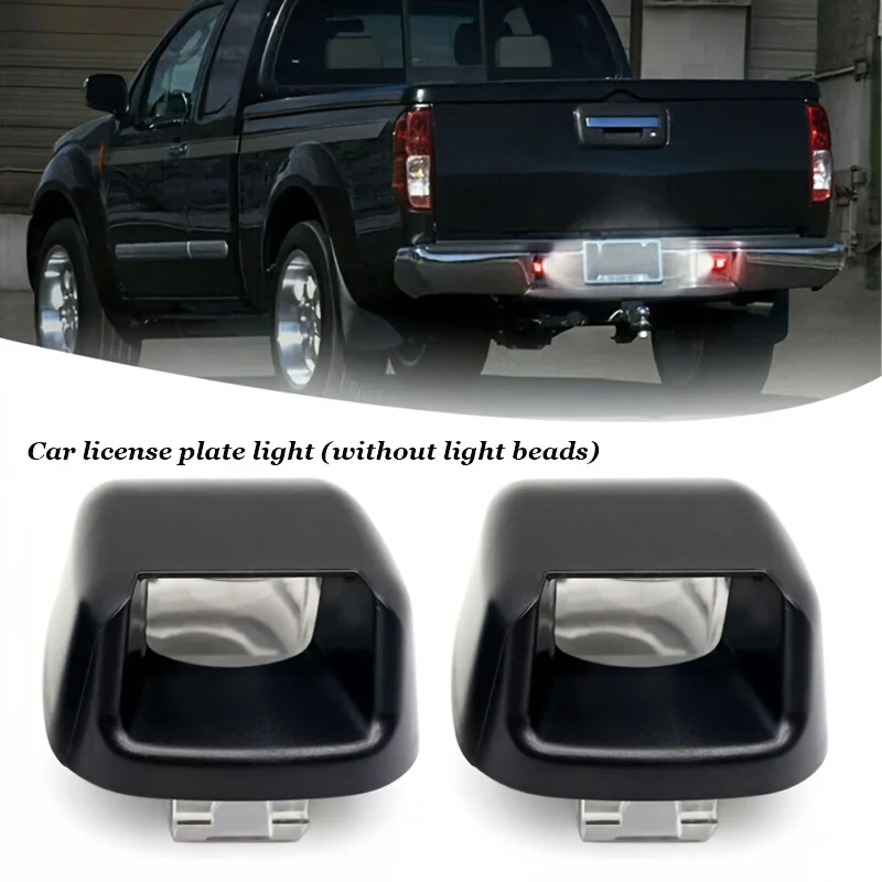 

2 шт. светодиодные фонари номерного знака, подходящие для Nissan Frontier Navara D40 2007-2019 с высокой яркостью и простой установкой