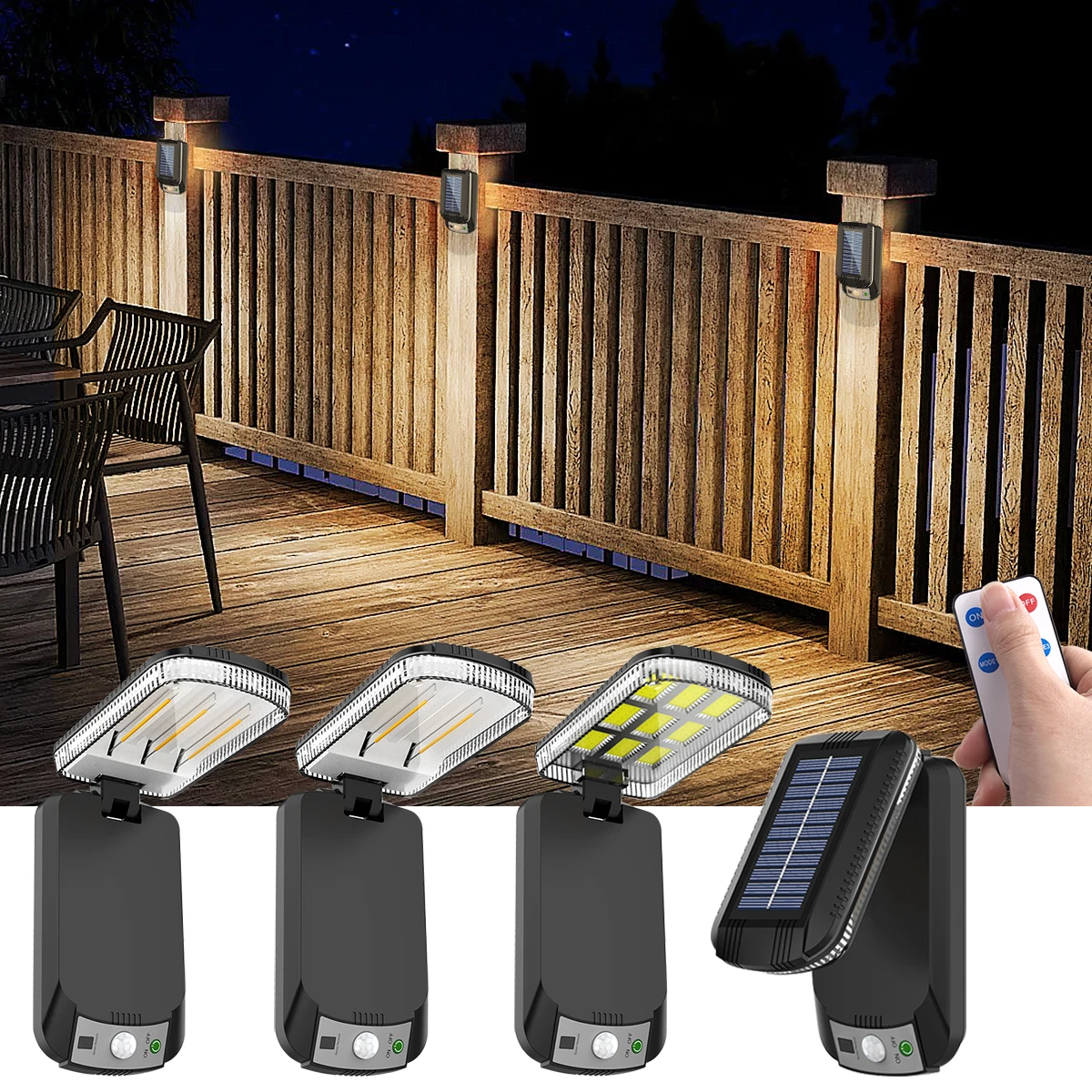 

Energy-Saving Solar Foldable Outdoor Light Motion-Activated Waterproof IP65 0 Electricity Bill Effortless Installation for Fence