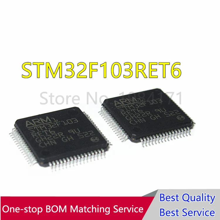 5PCS STM32F103RET6 STM32F103 LQFP64 NEW