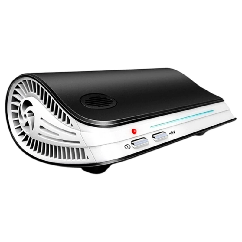 In-Car Air Purifier with HEPA, Carbon and Photocatalyst Filter Media, USB Power, 4-Hour Automatic Shutoff and Visible 68UF