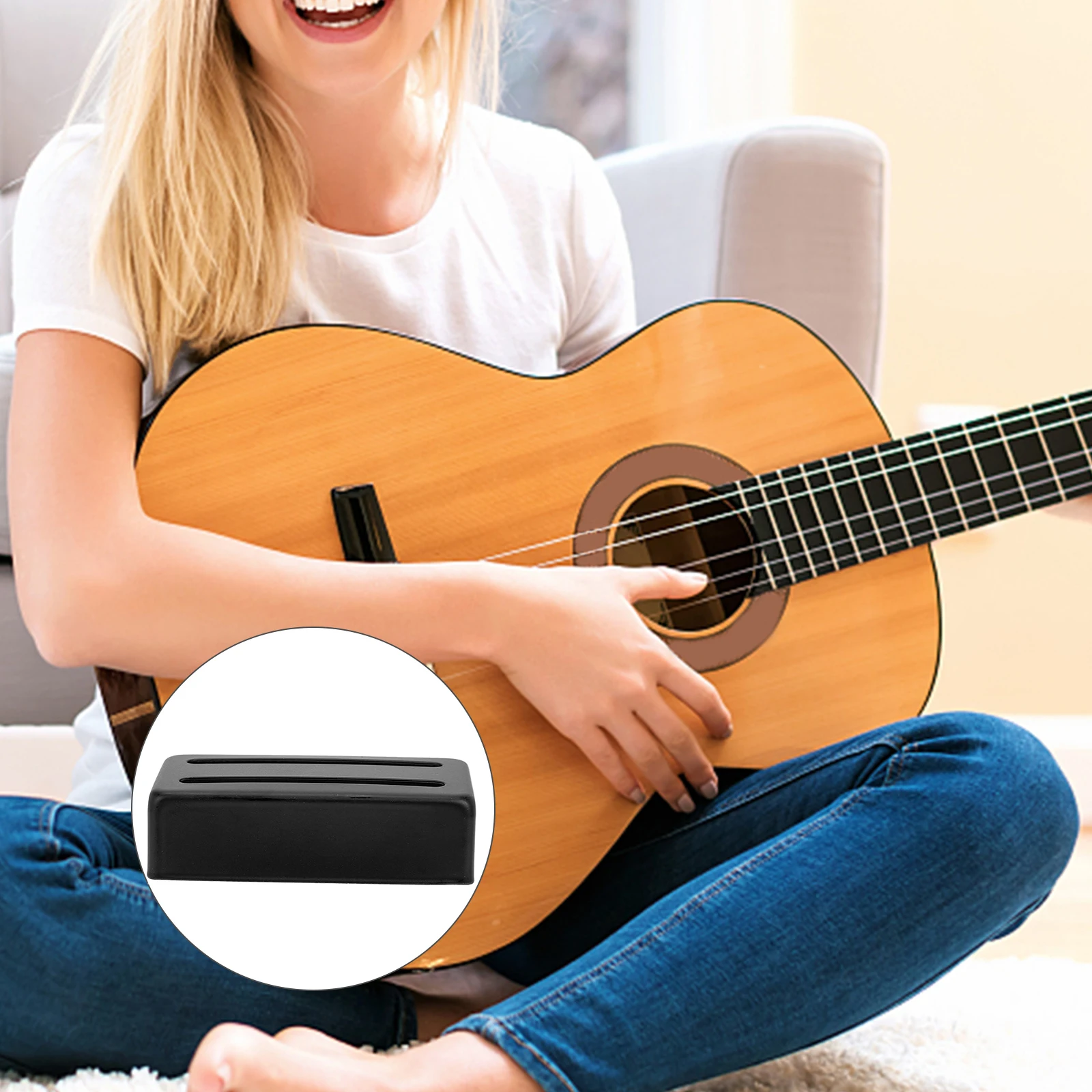 

Durable Electric Pickup Cover Brass Humbucker Protector Scratch Resistant Impact Protection Noise Reduction for Electric