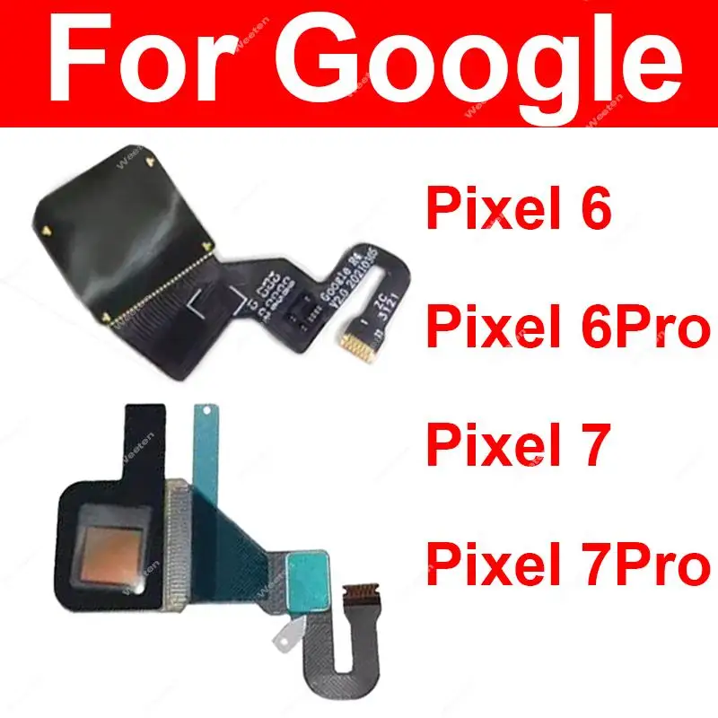 

Under Screen Fingerprint Sensor Flex Cable For Google Pixel 6 7 Pro 6A Home Key FingerPrint Sensor Connecting Flex Ribbon Parts