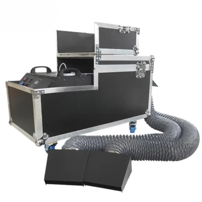 3000 Watt Low Recumbent Fog Machine Water Based Dual Output Ground Smoke Machine Wedding Disco Party Stage Lighting