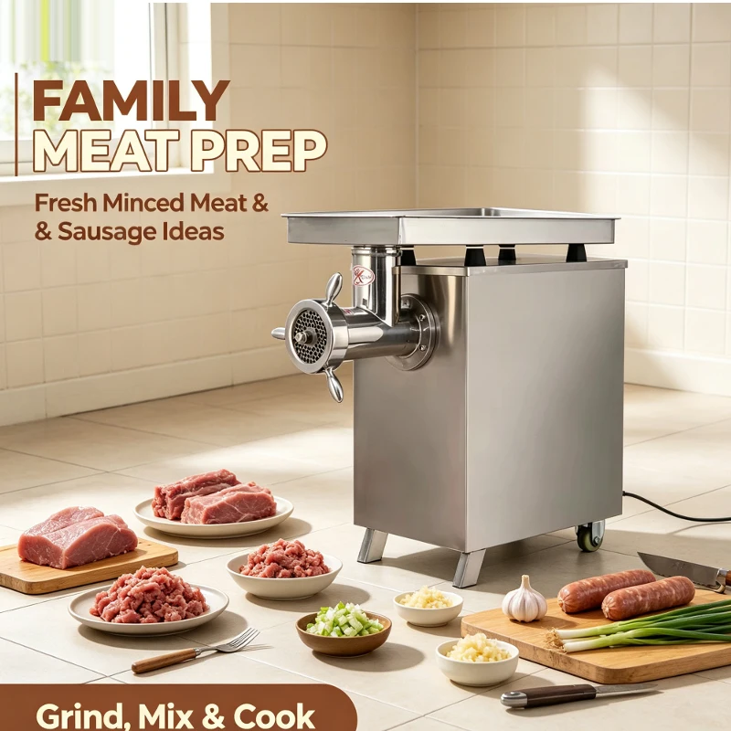 Commercial Electric Meat Grinder For Meat Processing Machinery Stainless Steel Multifunctional Meat Shredder