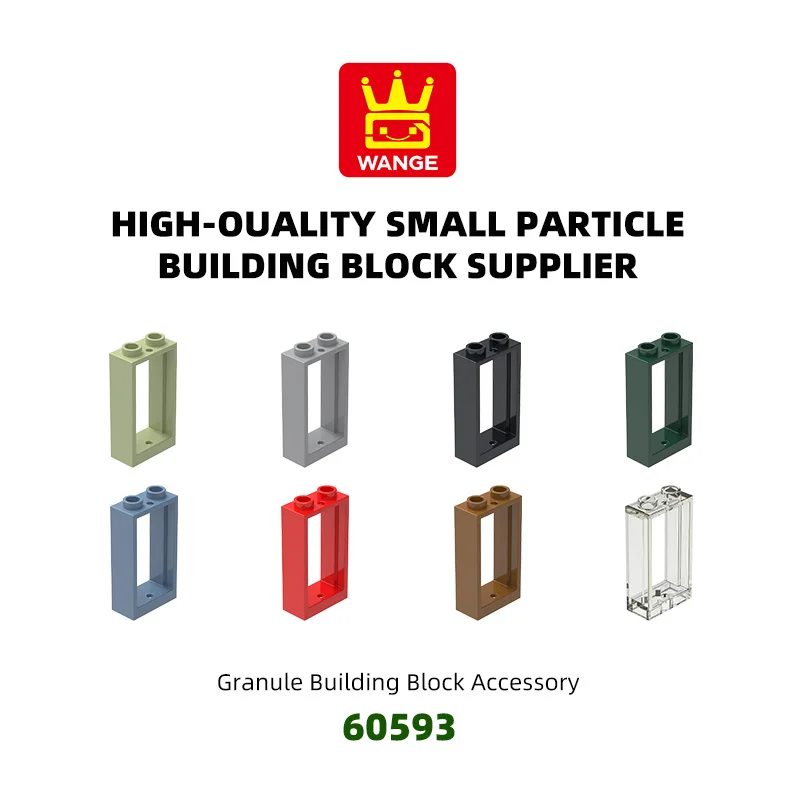 WANGE 70Pcs/Lot 60593 Window and Door Series A Building Block Moc Color Accessories Compatible With Brick Children Toy Gift Box