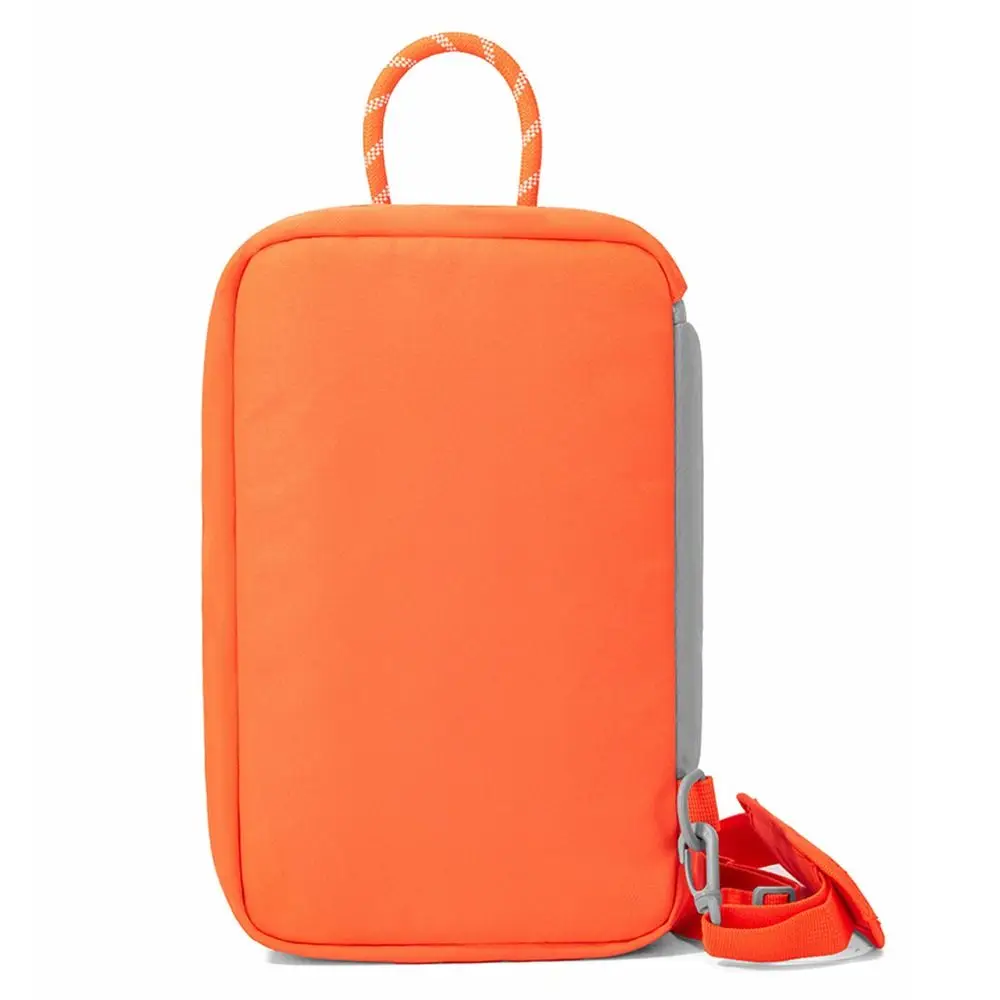 

Handheld Portable Shoe Bag Single Shoulder Cuboid Shape Travel Shoes Organizer Adjustable Straps Breathable