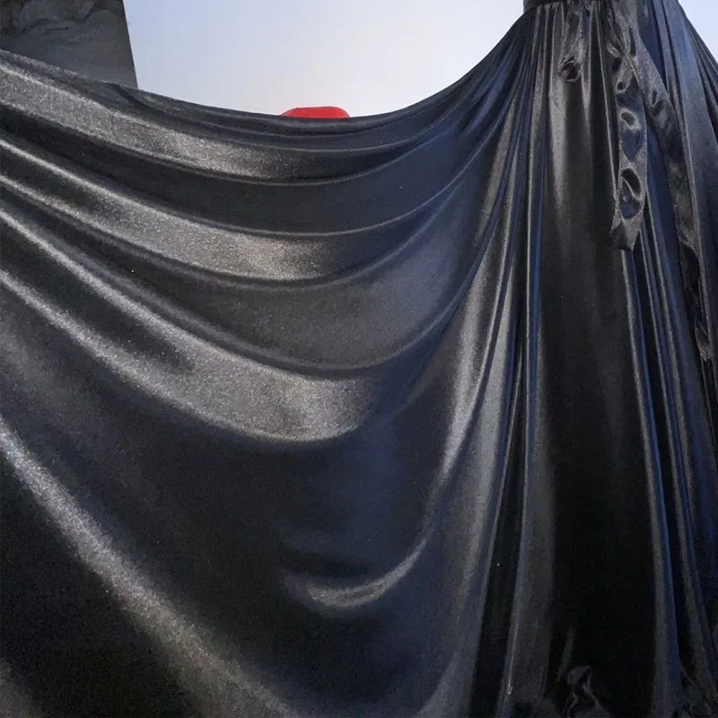 

Мужское сексуальное глянцевое атласное платье макси с рюшами, женское спальное платье без рукавов, свободные шелковистые длинные платья на подтяжках, большие размеры