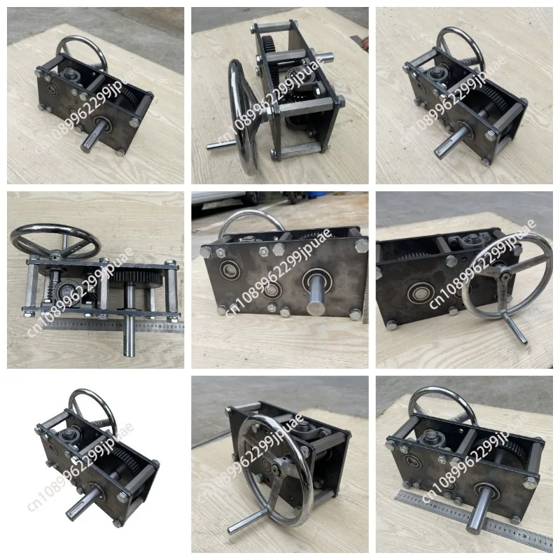 Self-locking Worm Gear Reducer Metal Gearbox Turbine Worm Reduction Transmission Gear Box