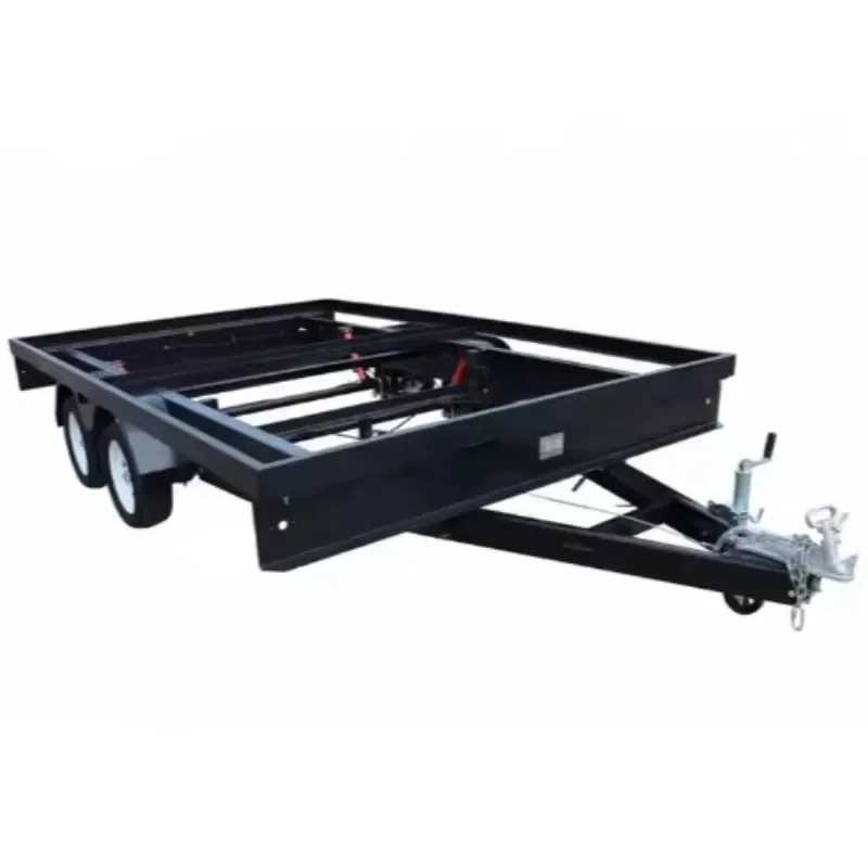 

12-inch 2800kg Two-axle Four-wheel Container Trailer Color Sizes Can Be Customized