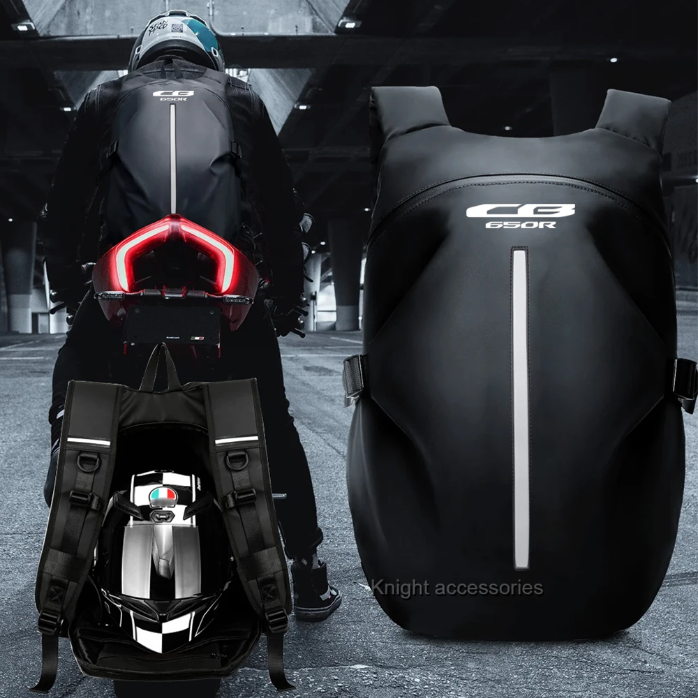 

Large capacity multi-function motorcycle helmet bag waterproof backpack reflective travel bag suitable For CB650 CB 650 cb650