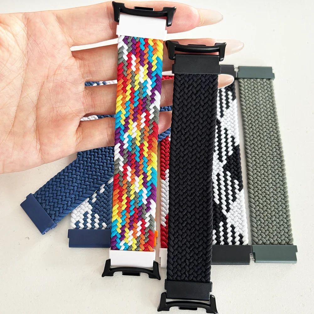 Nylon Strap for Samsung Galaxy Watch 8 44mm 40mm 8Classic 46mm Correa Bracelet Galaxy Watch 8-7 Ultra 47mm Braided Band Accessor