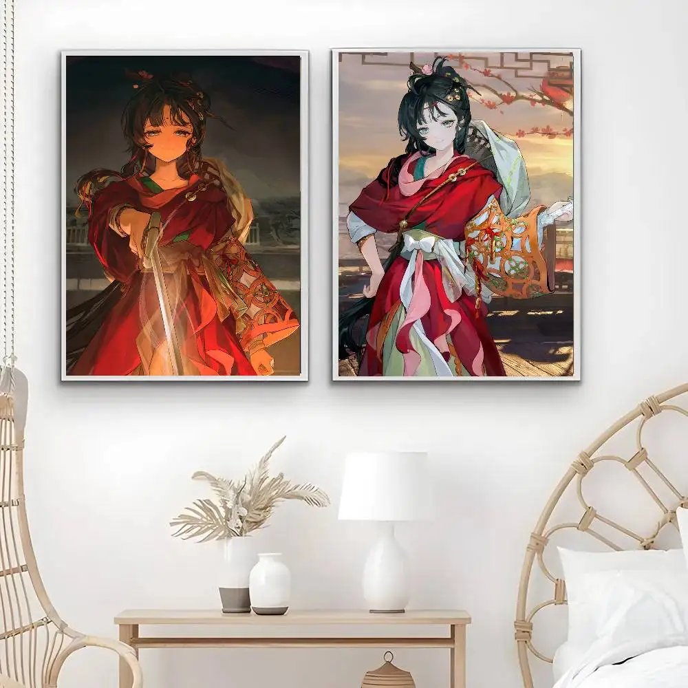 Paper Heron Anime Reverse 1999 Posters Living Room Bar Cafe Quality Canvas Vintage Style Comics Painting Art Home Wall Decor Pi
