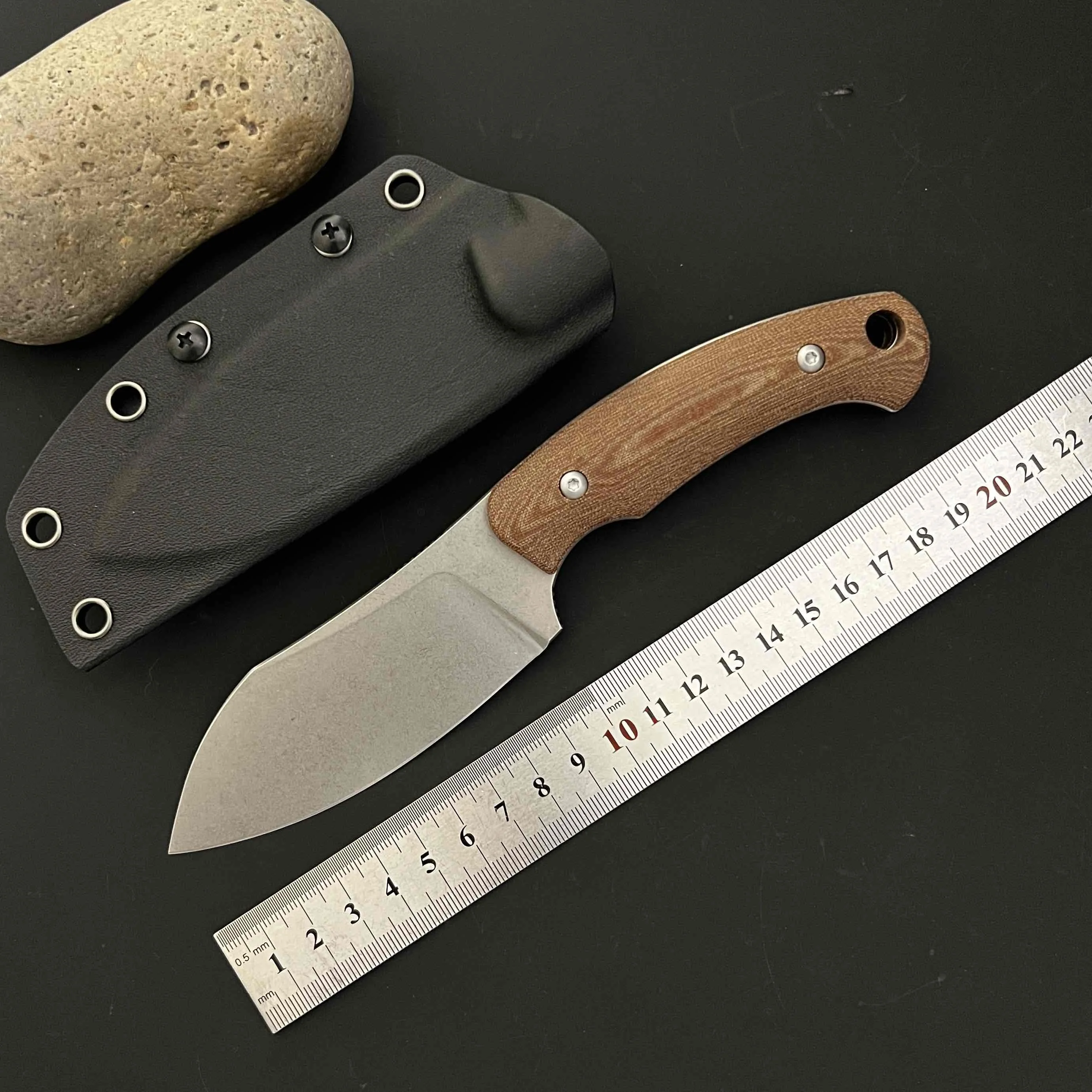 

Новый фиксированный нож 14C28N, стальной многофункциональный прямой нож, практичный тактический нож для выживания на открытом воздухе, кемпинга, охоты, фруктов