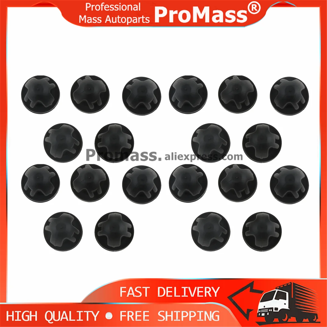 New 20PCS Car Hood Bumper Buffers For BMW 1 2 3 4 5 6 7 Series Engine Cover Rubber Mount Grommet Bush Bump Stop 11127614138