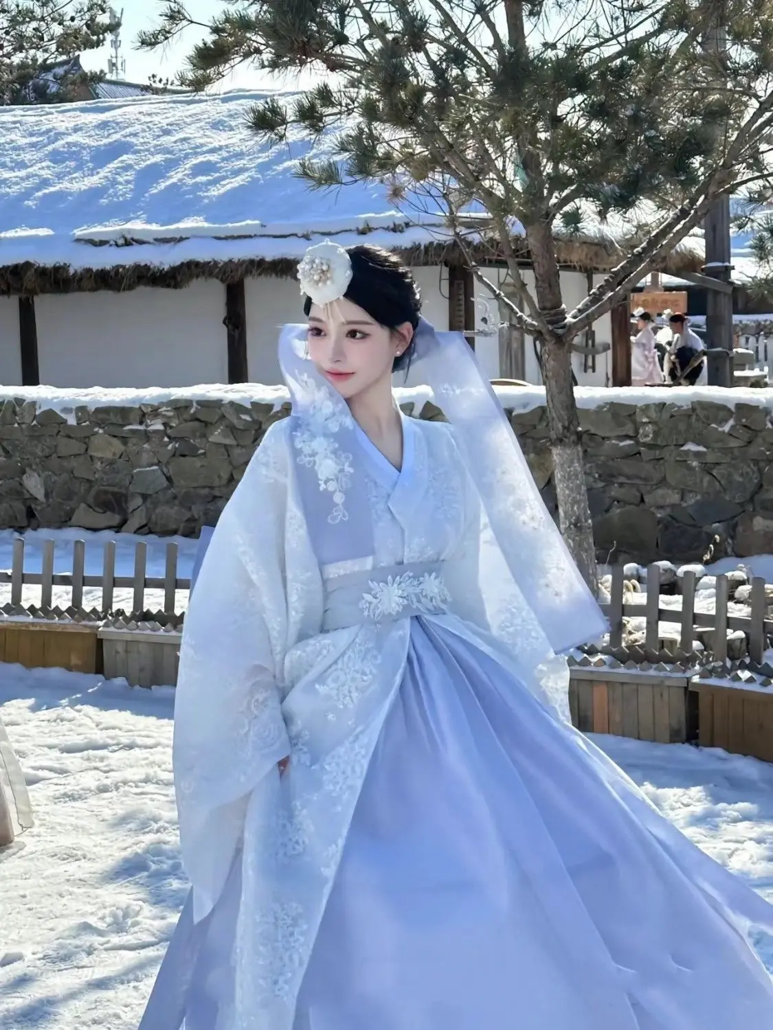 Korean Princess Yanji Hanfu Traditional National Costume Women's Dress Dae Jang Geum Traditional Hanbok Performance Costume