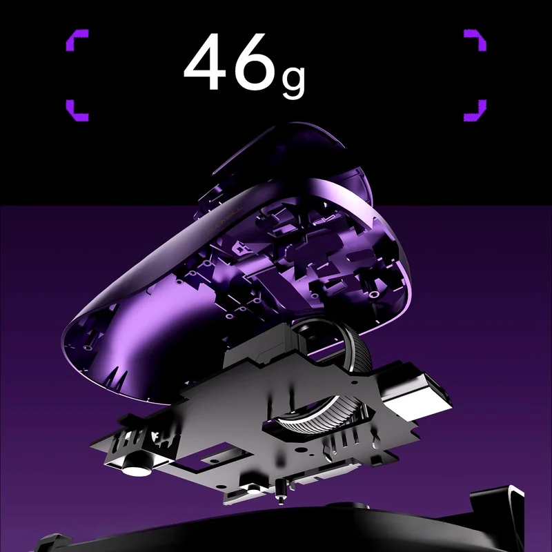 ماوس ألعاب لاسلكي خفيف الوزن للغاية من Atk، وضع مزدوج مريح، عمر بطارية طويل لاستخدام مكتب الكمبيوتر والفئران ولوحات المفاتيح #3