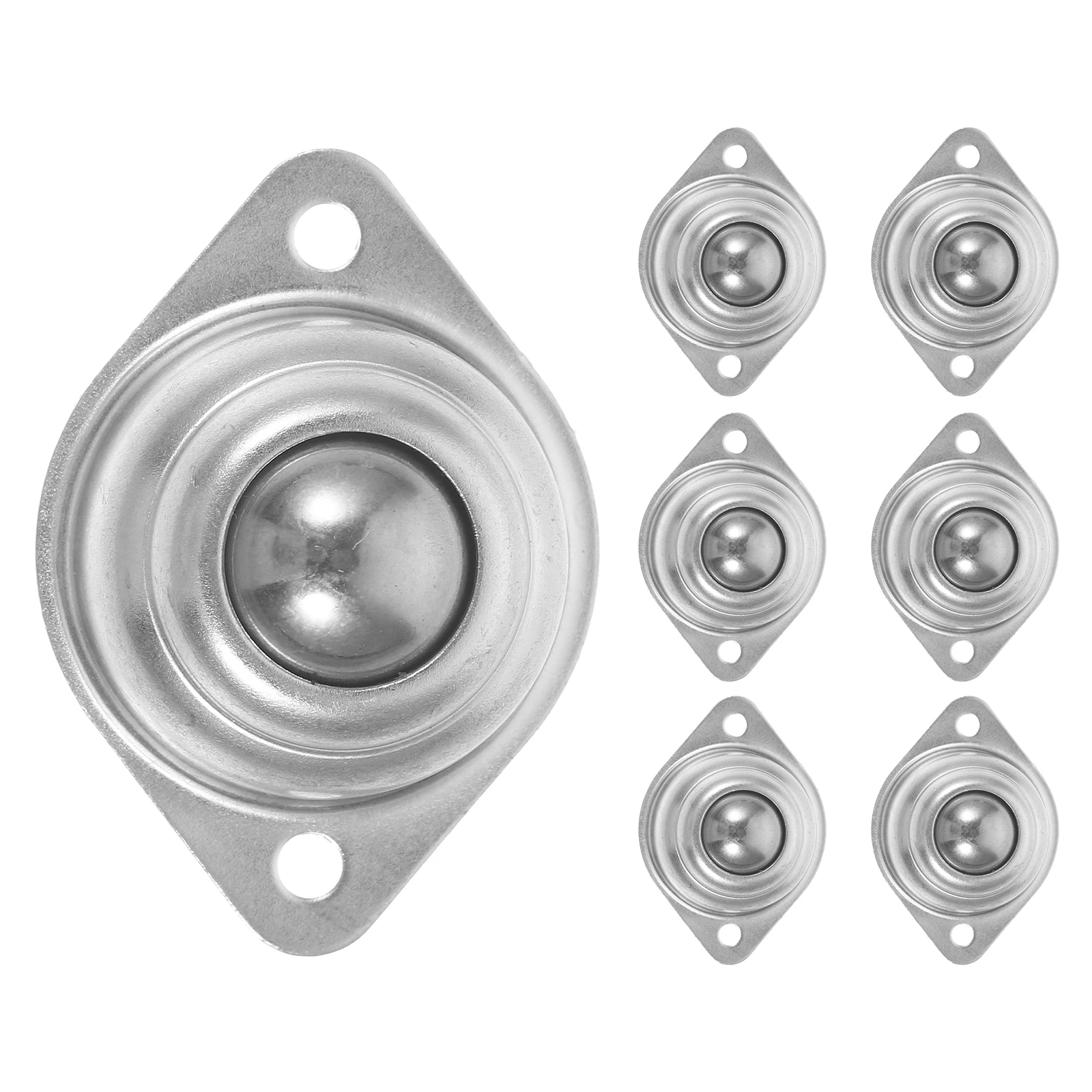 

6pcs Carbon Steel Ball Bearing Roller Furniture Transfer Wheels Swivel Mini Caster Roller Bearings For Appliance Wood Case