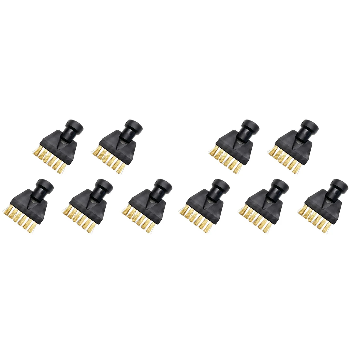 

10X для SC1 SC2 SC3 SC4 плоская медная щетка, чистящая щетка для пароочистителя, зеркальная Чистящая насадка