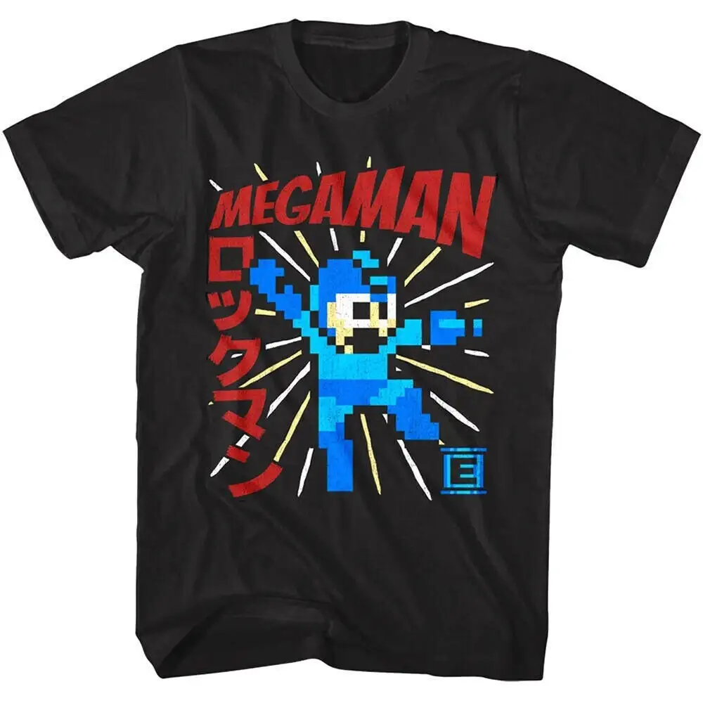 MegaMan T Shirt Japanese Energy Booster Rokkuman