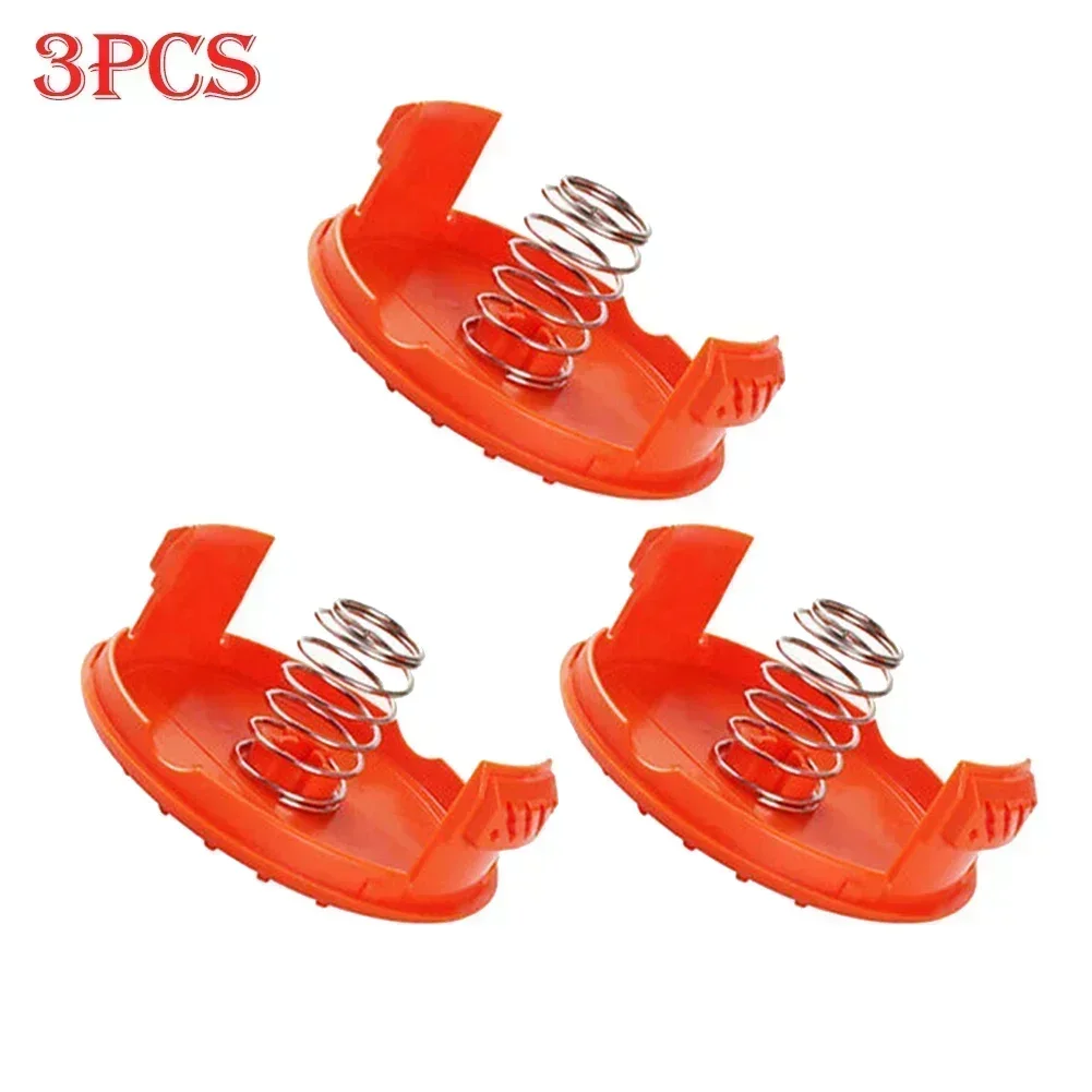 para Black & Decker Tampa do Carretel Cobre Jardim Quintal Molas String Trimmer Peças para Afs Trimmer Grama Porco Rc100-p