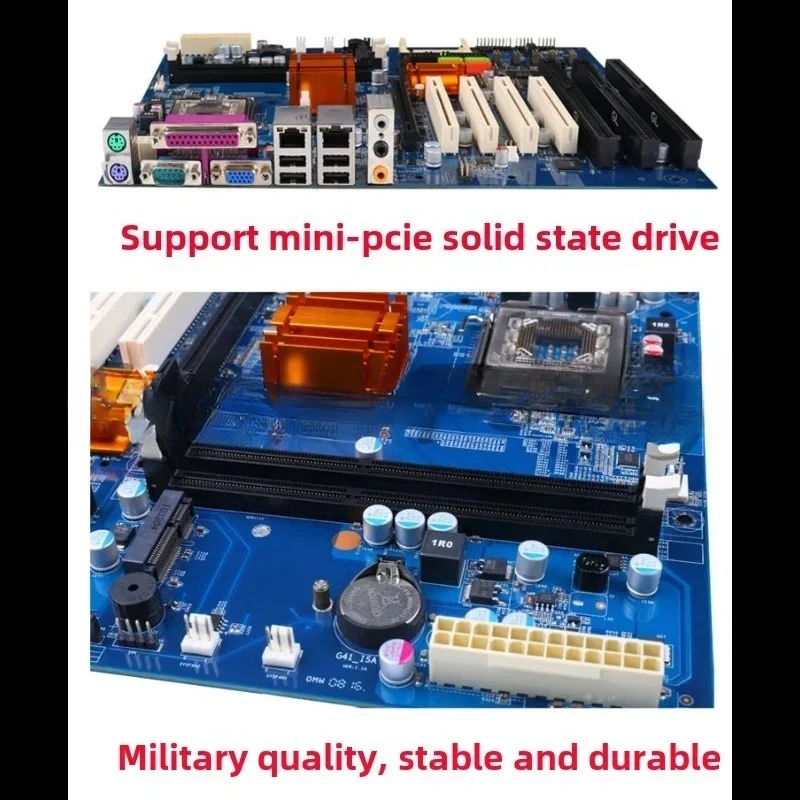 6-COM CF 4-SATA  2-LAN 3-ISA  Industrial Motherboard New IPC Board Apply To Intel G41 DDR3 ISA Slot Mainboard LGA775 4-PCI