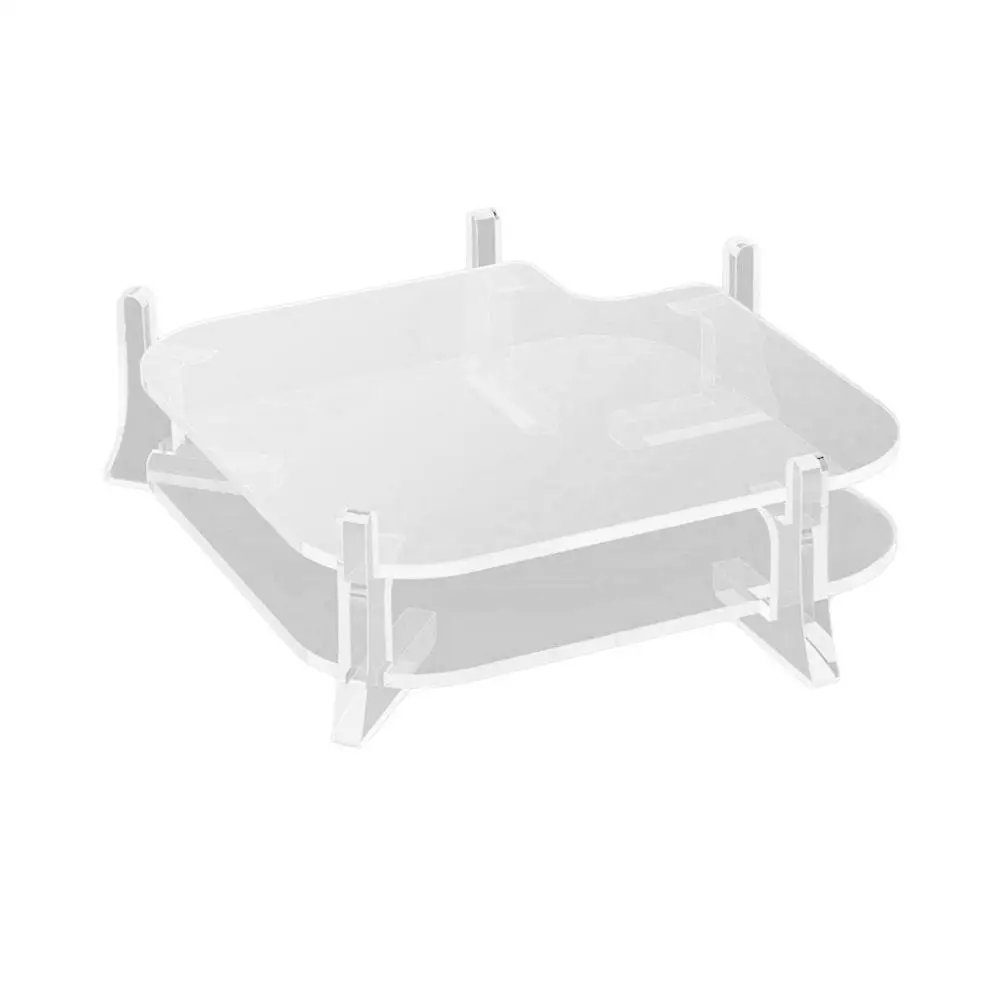 1Pcs For Mac Mini M4 Acrylic Transparent Bracket Durable Simple Design For Mac Mini M4 Support Frame T7M3